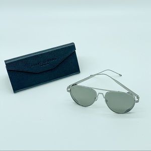 Prive Revaux “TheGOAT“ Polarized Silver Sunglasses